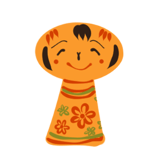 Honobono Umeko and cat sticker #14589251