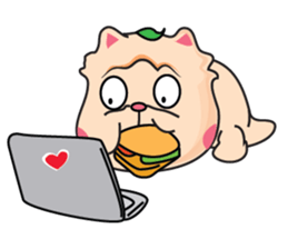 Gluttonous Cute Dogs in Actions sticker #14589258