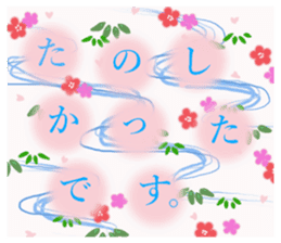 japanese heart. the total pattern. sticker #14589306