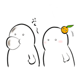 a toasted rice cake woman selection sticker #14589566