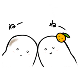 a toasted rice cake woman selection sticker #14589569