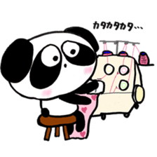 Pretty PANDA P-chan SEWING sticker #14589817