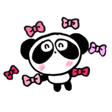 Pretty PANDA P-chan SEWING sticker #14589831