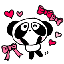 Pretty PANDA P-chan SEWING sticker #14589833