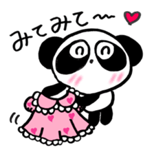 Pretty PANDA P-chan SEWING sticker #14589835