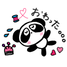 Pretty PANDA P-chan SEWING sticker #14589837