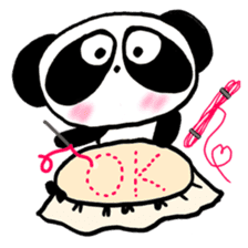 Pretty PANDA P-chan SEWING sticker #14589838
