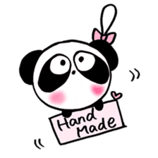Pretty PANDA P-chan SEWING sticker #14589841