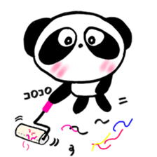 Pretty PANDA P-chan SEWING sticker #14589845
