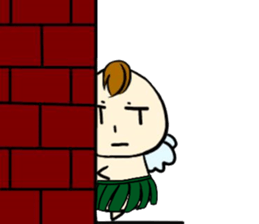 Not motivated Cupid sticker #14590161