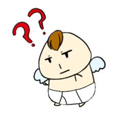 Not motivated Cupid sticker #14590166