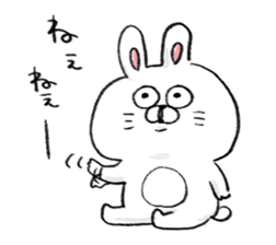 rabbit usata sticker #14590686