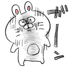 rabbit usata sticker #14590689