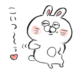 rabbit usata sticker #14590690