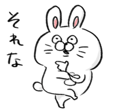 rabbit usata sticker #14590692