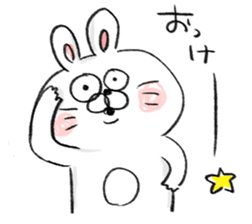rabbit usata sticker #14590698