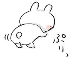 rabbit usata sticker #14590702