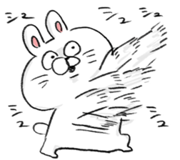 rabbit usata sticker #14590703