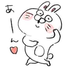 rabbit usata sticker #14590704
