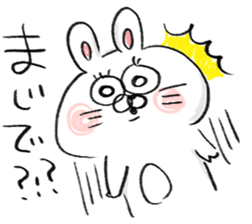 rabbit usata sticker #14590705