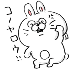 rabbit usata sticker #14590713