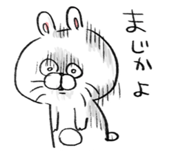rabbit usata sticker #14590720