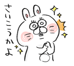 rabbit usata sticker #14590721