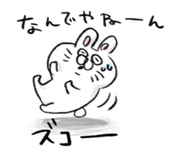 rabbit usata sticker #14590725