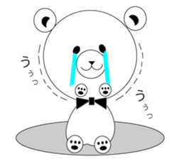 The simple bear which it is easy to use. sticker #14591161