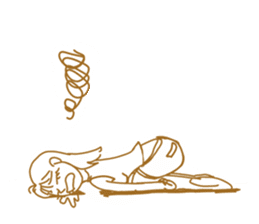 Cute lady2 sticker #14591712