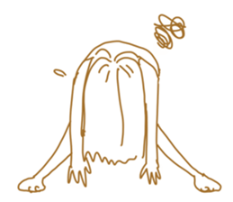 Cute lady2 sticker #14591728