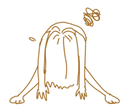 Cute lady2 sticker #14591728