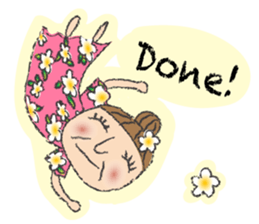 Happy Hawaiian Grandma Natsu - English sticker #14592427