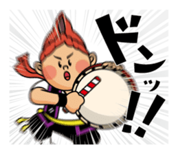 Official Eisa Mascot of Okinawa City sticker #14592669