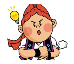 Official Eisa Mascot of Okinawa City sticker #14592674