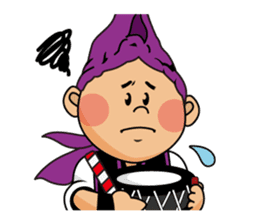 Official Eisa Mascot of Okinawa City sticker #14592680