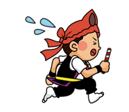 Official Eisa Mascot of Okinawa City sticker #14592683