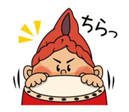 Official Eisa Mascot of Okinawa City sticker #14592689