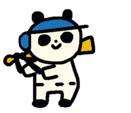 Monochrome PANDA. sticker #14592728