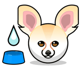 Fox Trot Stickers - Fennec Emoji Meme sticker #14592943