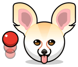 Fox Trot Stickers - Fennec Emoji Meme sticker #14592946