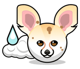 Fox Trot Stickers - Fennec Emoji Meme sticker #14592947