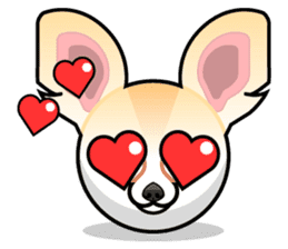 Fox Trot Stickers - Fennec Emoji Meme sticker #14592948