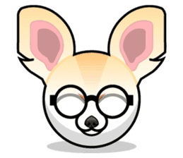 Fox Trot Stickers - Fennec Emoji Meme sticker #14592950