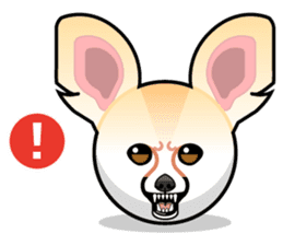 Fox Trot Stickers - Fennec Emoji Meme sticker #14592952