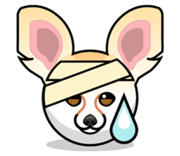 Fox Trot Stickers - Fennec Emoji Meme sticker #14592954