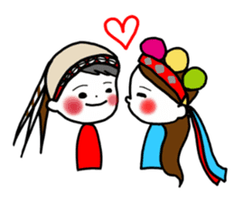 Taiwan indigenous people - cou(tsou) sticker #14593004