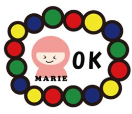 NAME NINJA "MARIE" sticker #14593065