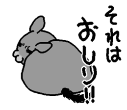Chinchilla lanigera love sticker #14593427