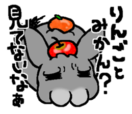 Chinchilla lanigera love sticker #14593436